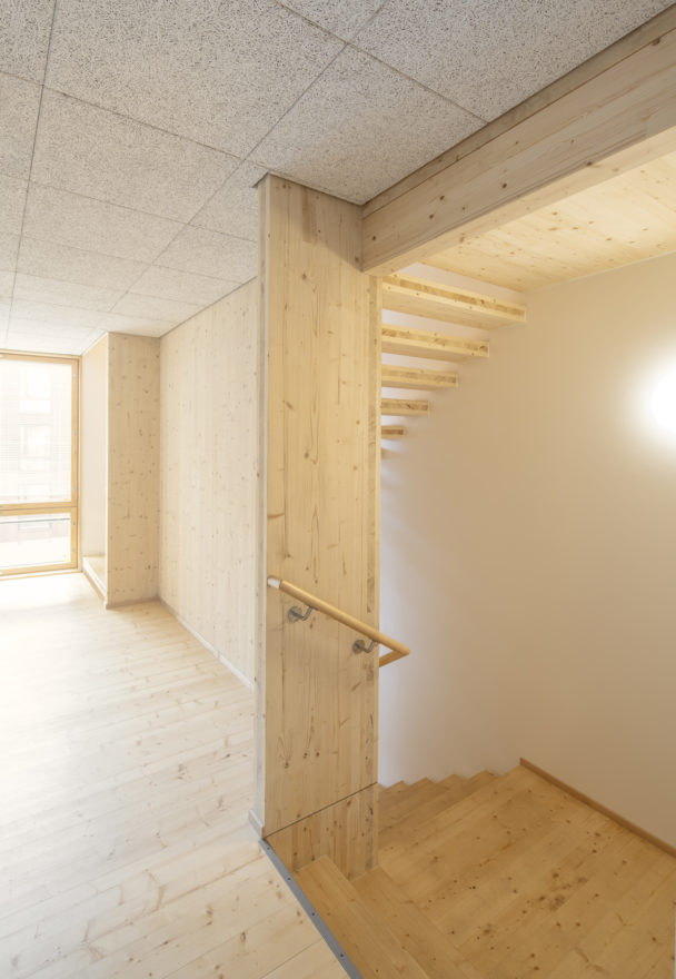 Wooden prefabricated CLT element student housing in Jyväskylä by Verstas Architects