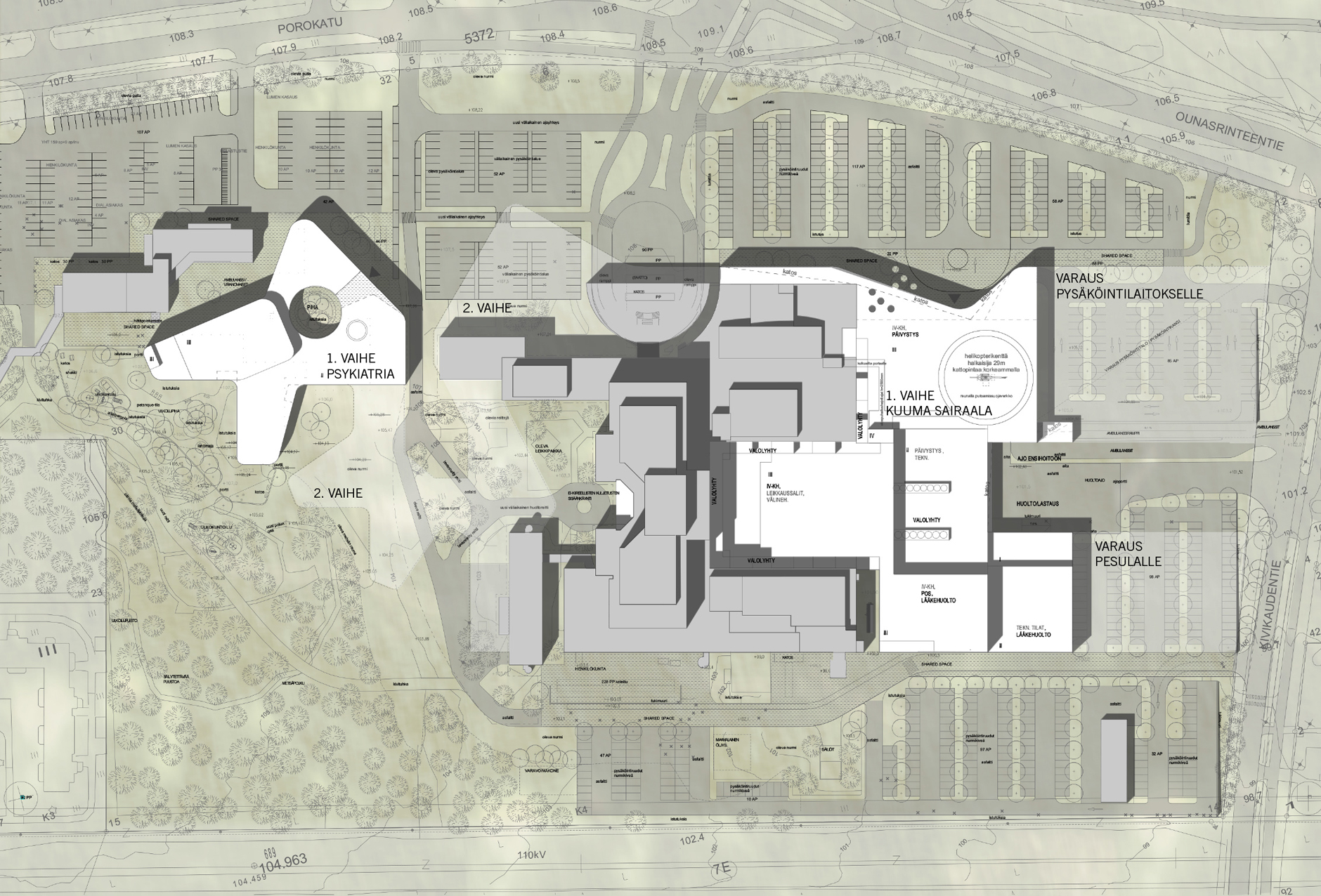 Lapland Central Hospital masterplan Verstas Architects – Verstas Architects