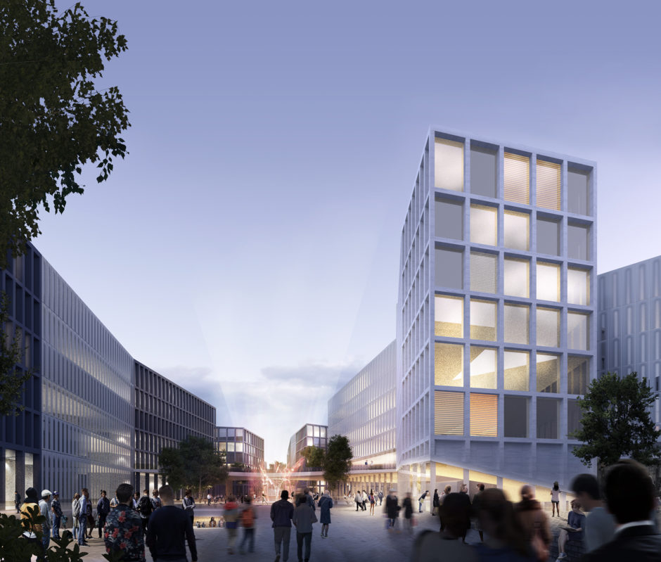 Campus Prague plan proposal by Verstas Architects