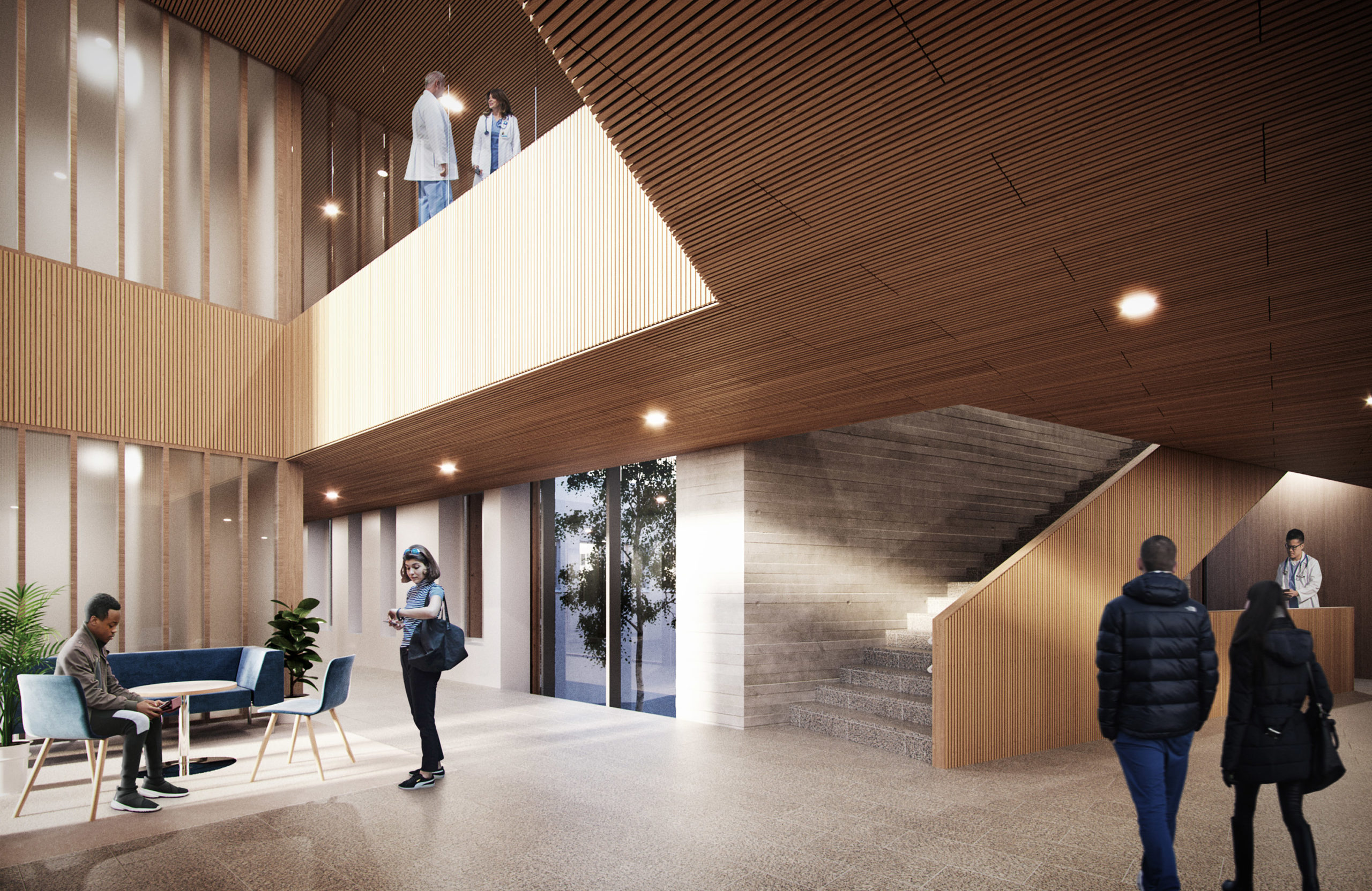 The pshychiatric hospital of the Lapland Central Hospital designed by Verstas Architects